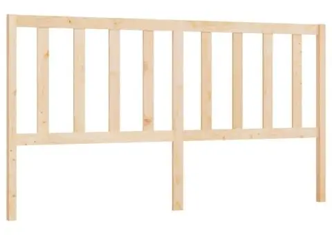 Tăblie de pat, 186x4x100 cm, lemn masiv de pin - 2/5