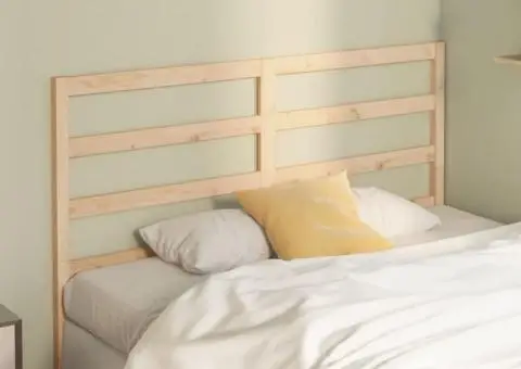 Tăblie de pat, 166x4x100 cm, lemn masiv de pin - 3/5