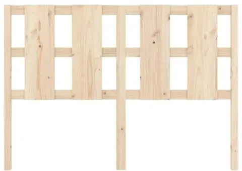 Tăblie de pat, 125,5x4x100 cm, lemn masiv de pin - 4/5