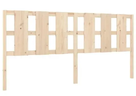 Tăblie de pat, 205,5x4x100 cm, lemn masiv de pin - 2/5