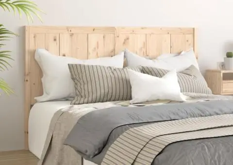 Tăblie de pat, 145,5x4x100 cm, lemn masiv de pin - 1/5