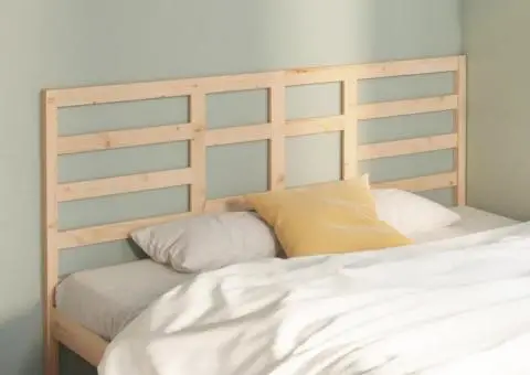 Tăblie de pat, 186x4x104 cm, lemn masiv de pin - 3/5