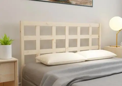 Tăblie de pat, 165,5x4x100 cm, lemn masiv de pin - 1/5