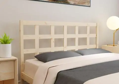 Tăblie de pat, 165,5x4x100 cm, lemn masiv de pin - 5/5