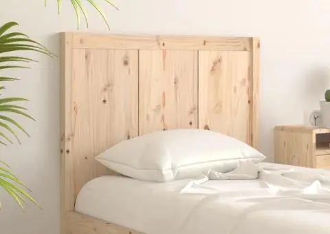 Tăblie de pat, 80,5x4x100 cm, lemn masiv de pin - 3/5