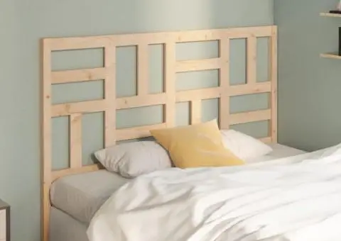 Tăblie de pat, 156x4x104 cm, lemn masiv de pin - 1/5