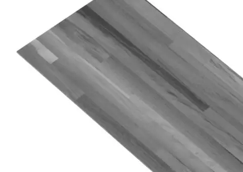 Plăci pardoseală autoadezive, lemn gri dungi, 2,51 m², 2 mm PVC - 3/5