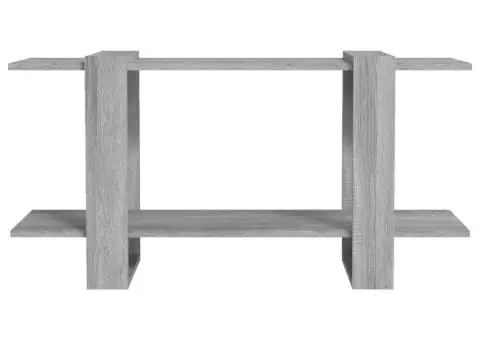 Bibliotecă, gri sonoma, 100x30x51 cm, lemn compozit - 3/5