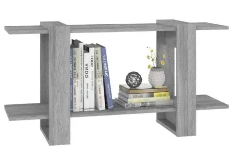 Bibliotecă, gri sonoma, 100x30x51 cm, lemn compozit - 5/5