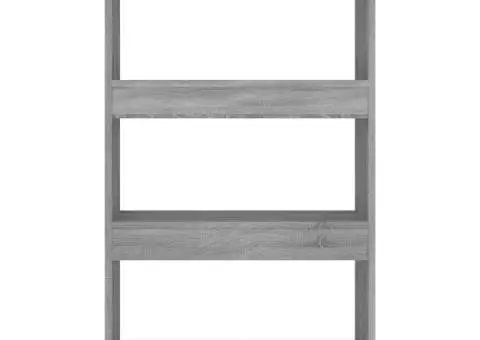 Bibliotecă/Separator cameră, gri sonoma, 60x30x103 cm, PAL - 5/5