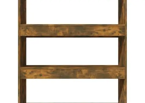 Bibliotecă/Separator cameră, stejar, 80x30x103cm, lemn compozit - 3/5