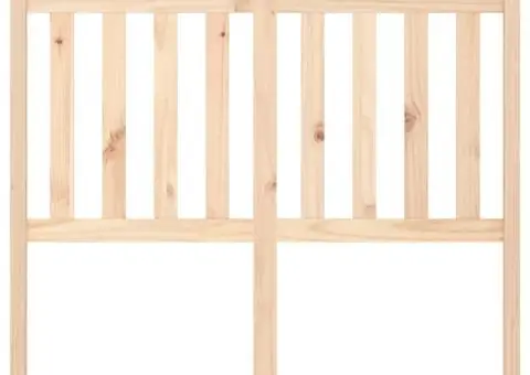 Tăblie de pat, 141x6x101 cm, lemn masiv de pin - 3/5