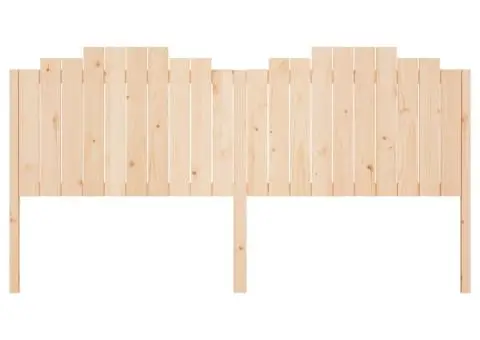 Tăblie de pat, 206x4x110 cm, lemn masiv de pin - 4/5