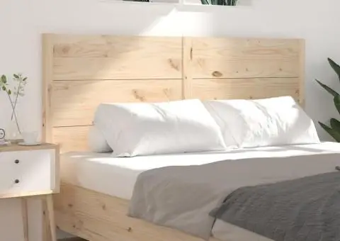 Tăblie de pat, 186x4x100 cm, lemn masiv de pin - 4/5