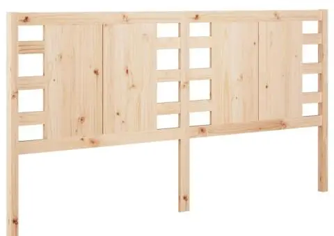 Tăblie de pat, 156x4x100 cm, lemn masiv de pin - 2/5