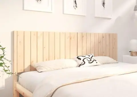 Tăblie de pat, 205,5x4x100 cm, lemn masiv de pin - 1/5