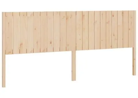 Tăblie de pat, 205,5x4x100 cm, lemn masiv de pin - 2/5