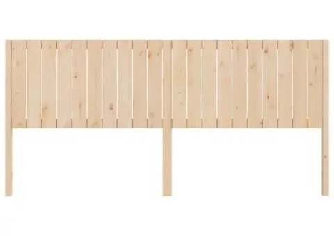 Tăblie de pat, 205,5x4x100 cm, lemn masiv de pin - 3/5