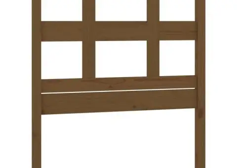 Tăblie de pat, maro miere, 95,5x4x100 cm, lemn masiv de pin - 2/5