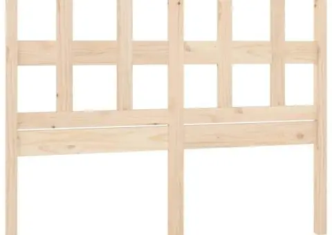 Tăblie de pat, 140,5x4x100 cm, lemn masiv de pin - 2/5