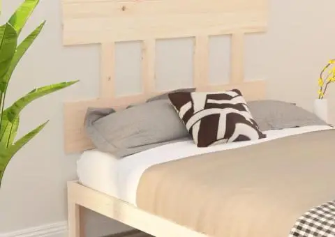 Tăblie de pat, 103,5x3x81 cm, lemn masiv de pin - 4/5