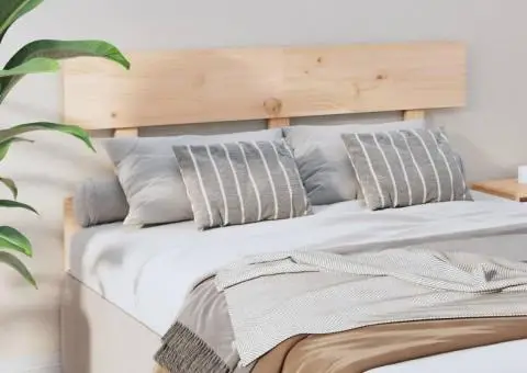 Tăblie de pat, 164x3x81 cm, lemn masiv de pin - 4/5