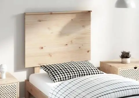 Tăblie de pat, 79x6x82,5 cm, lemn masiv de pin - 3/5