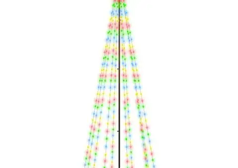 Brad de Crăciun, 310 LED-uri colorate, 300 cm, cu țăruș - 2/5