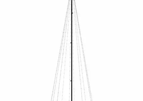 Brad de Crăciun, 310 LED-uri colorate, 300 cm, cu țăruș - 3/5