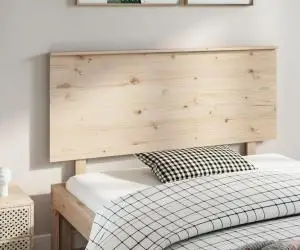 vidaXL Tăblie de pat, 144x6x82,5 cm, lemn masiv de pin