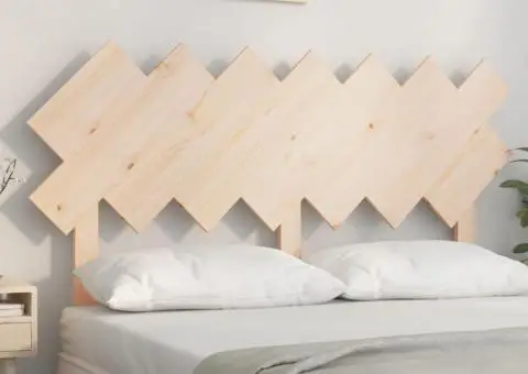 Tăblie de pat, 141x3x80,5 cm, lemn masiv de pin - 1/5