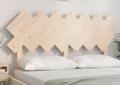 Tăblie de pat, 141x3x80,5 cm, lemn masiv de pin - 3/5