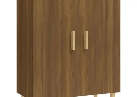 Servantă, stejar maro, 70x34x90 cm, lemn prelucrat - 2/5