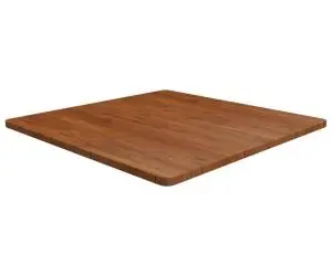 vidaXL Blat de masă pătrat maro închis 90x90x2,5 cm lemn stejar tratat