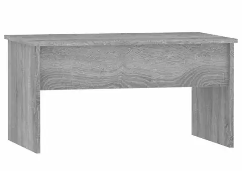 Măsuță de cafea, gri sonoma, 80x50,5x41,5 cm, lemn prelucrat - 3/5