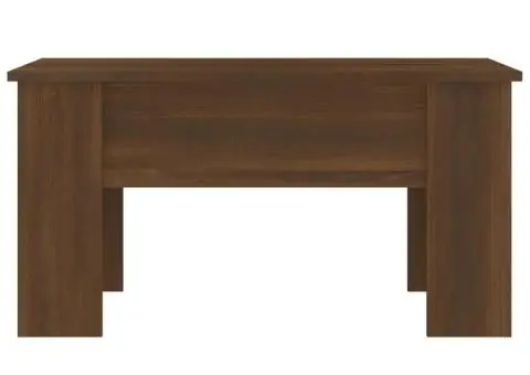 Măsuță de cafea, stejar maro, 79x49x41 cm, lemn prelucrat - 3/5