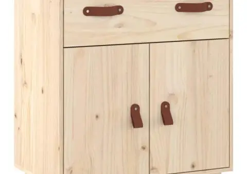 Servantă, 65,5x40x75 cm, lemn masiv de pin - 2/5