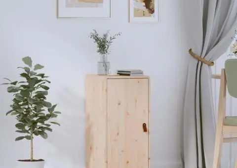 Dulap, 34x40x75 cm, lemn masiv de pin - 1/5