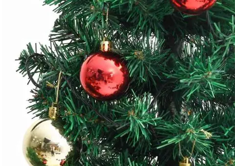 Cactus de Crăciun cu suport și LED, verde, 180 cm, PVC - 5/5