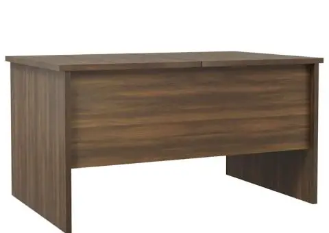 Măsuță de cafea, stejar maro, 80x50x42,5 cm, lemn prelucrat - 5/5