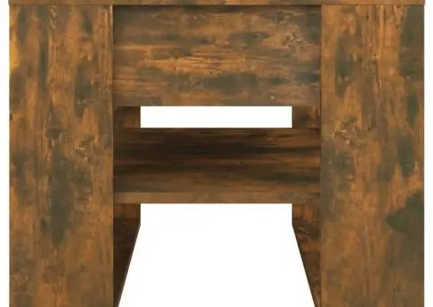 Măsuță de cafea, stejar fumuriu, 55,5x55x45 cm, lemn prelucrat - 3/5