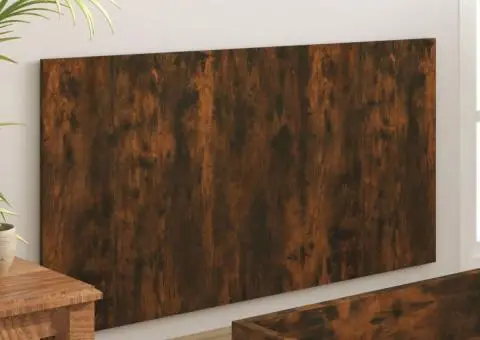 Tăblie de pat, stejar afumat, 160x1,5x80 cm, lemn compozit - 4/5