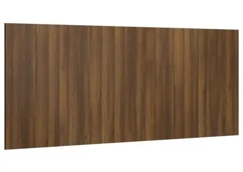 Tăblie de pat, stejar maro, 200x1,5x80 cm, lemn compozit - 2/5