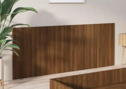 Tăblie de pat, stejar maro, 200x1,5x80 cm, lemn compozit - 4/5