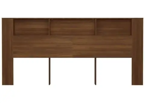 Dulap tăblie, stejar maro, 220x18,5x104,5 cm - 4/5