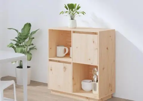 Dulap, 70x35x80 cm, lemn masiv de pin - 1/5