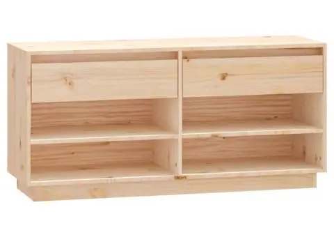 Pantofar, 110x34x52 cm, lemn masiv de pin - 2/5