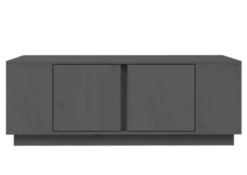 Măsuță de cafea, gri, 110x50x40 cm, lemn masiv de pin - 5/5