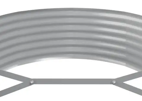 Strat înălțat grădină 507x100x36 cm oțel vopsit electrostatic - 5/5