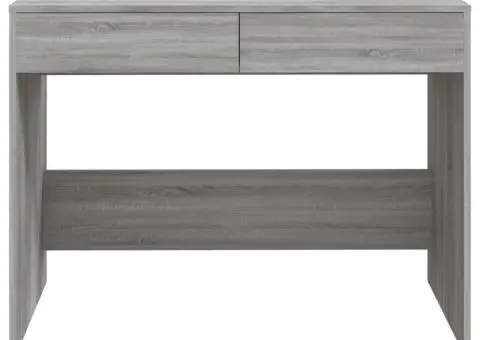 Birou, gri sonoma, 101 x 50 x 76,5 cm, PAL - 5/5
